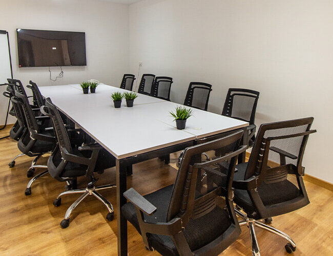 conference room in october