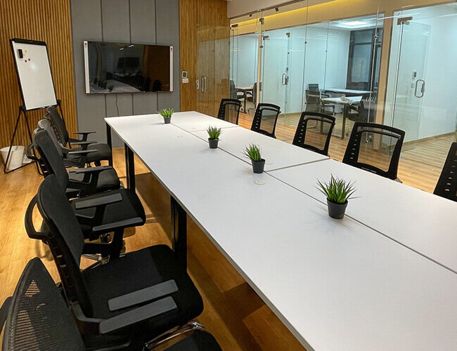 Meeting room in october